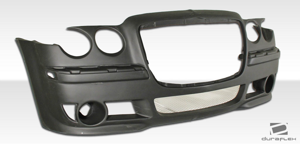 2005-2010 Chrysler 300C Duraflex Platinum Body Kit - 4 Piece - Includes Platinum Front Bumper Cover (103342) Elegante Rear Lip Under Spoiler Air Dam (102236) Elegante Side Skirts Rocker Panels (100631)