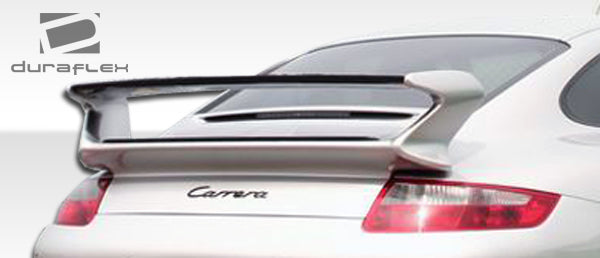 2005-2008 Porsche 911 Carrera 997 C4 C4S Turbo Duraflex GT-3 Look Body Kit - 3 Piece - Includes GT-3 Look Front Bumper Cover (105144) GT-3 Look Rear Bumper Cover (105145) GT-3 Look Rear Wing Trunk Lid Spoiler (105146)