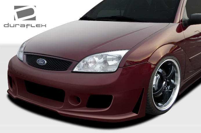 2005-2007 Ford Focus HB Duraflex B-2 Body Kit - 4 Piece - Includes B-2 Front Bumper Cover (106859) B-2 Side Skirts Rocker Panels (106860) Evo Rear Bumper Cover (100052)