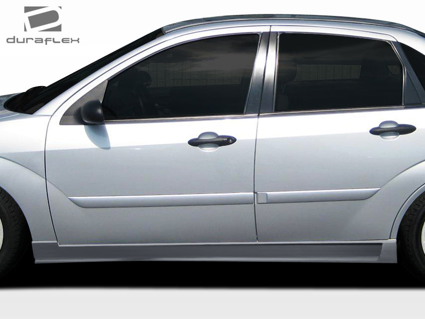2005-2007 Ford Focus 4DR Duraflex B-2 Body Kit - 4 Piece - Includes B-2 Front Bumper Cover (106859) B-2 Side Skirts Rocker Panels (106860) B-2 Rear Bumper Cover (106861)