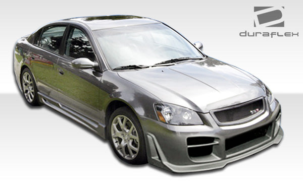 2005-2006 Nissan Altima Duraflex R34 Body Kit - 4 Piece - Includes R34 Front Bumper Cover (102459) R33 Rear Bumper Cover (100381) R34 Side Skirts Rocker Panels (100383