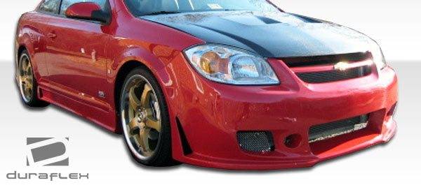 2005-2010 Chevrolet Cobalt 4DR Duraflex B-2 Body Kit - 4 Piece - Includes B-2 Front Bumper Cover (103921) Racer Side Skirts Rocker Panels (100638) Racer Rear Lip Under Spoiler Air Dam (100637)