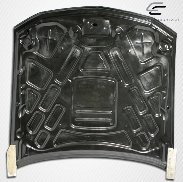 2005-2009 Ford Mustang Carbon Creations Spyder3 Hood - 1 Piece