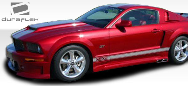 2005-2009 Ford Mustang Couture Urethane CVX Side Scoop - 2 Piece