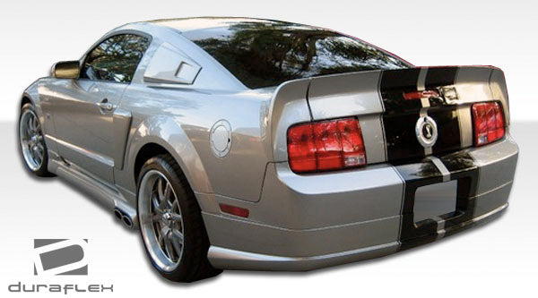 2005-2009 Ford Mustang Duraflex CVX Body Kit - 4 Piece - Includes CVX Front Bumper Cover (104847) CVX Rear Lip Under Spoiler Air Dam (104920) CVX Side Skirts Rocker Panels (104921)