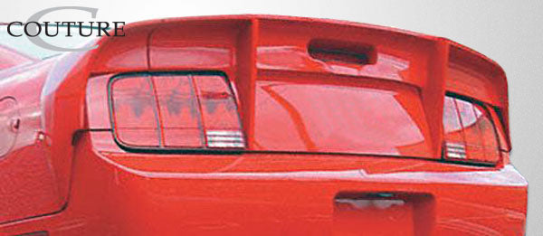 2005-2009 Ford Mustang Couture Urethane Demon Wing Trunk Lid Spoiler - 3 Piece