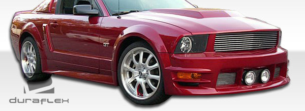 2005-2009 Ford Mustang Duraflex GT500 Wide Body Fender Flares - 4 Piece