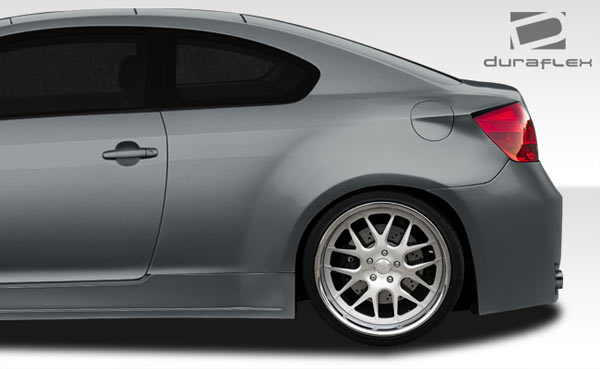 2005-2010 Scion tC Duraflex Atlas Wide Body Rear Fenders (with gas cap) - 3 Piece