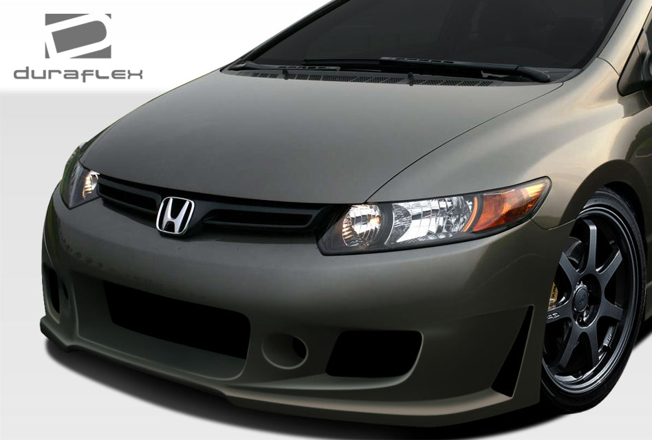 2006-2011 Honda Civic 2DR Duraflex B-2 Body Kit - 4 Piece - Includes B-2 Front Bumper Cover (106855) B-2 Side Skirts Rocker Panels (106856) B-2 Rear Bumper Cover (106857)