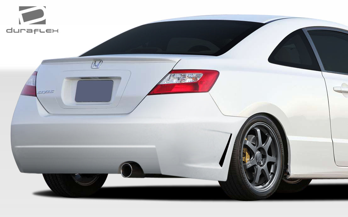 2006-2011 Honda Civic 2DR Duraflex B-2 Body Kit - 4 Piece - Includes B-2 Front Bumper Cover (106855) B-2 Side Skirts Rocker Panels (106856) B-2 Rear Bumper Cover (106857)