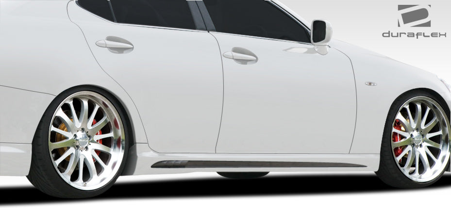 2009-2010 Lexus IS Series IS250 IS350 Duraflex W-1 Body Kit - 5 Piece - Includes W-1 Front Lip Under Spoiler Air Dam (108676) W-1 Side Skirts Rocker Panels (107774) W-1 Rear Lip Under Spoiler Air Dam (108677) W-1 Rear Wing Trunk Lid Spoiler (108678)