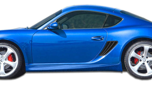 2006-2012 Porsche Cayman 2005-2012 Porsche Boxster Eros Version 1 Side Skirts Rocker Panels - 2 Piece