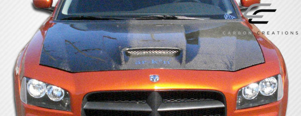 2006-2010 Dodge Charger Carbon Creations SRT Look Hood - 1 Piece