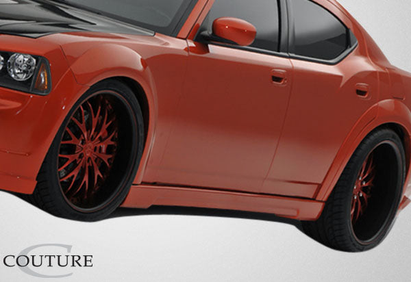 2006-2010 Dodge Charger Couture Urethane Luxe Wide Body Side Skirts Rocker Panels - 2 Piece