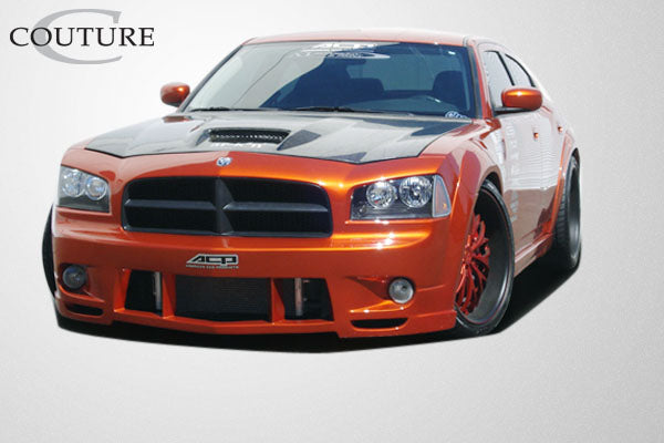 2006-2010 Dodge Charger Couture Urethane Luxe Wide Body Side Skirts Rocker Panels - 2 Piece