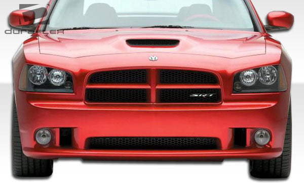 2006-2010 Dodge Charger Duraflex SRT Look Body Kit - 4 Piece - Includes SRT Look Front Bumper Cover (104850) VIP Side Skirts Rocker Panels ( 103331) VIP Rear Lip Under Spoiler Air Dam (103330)