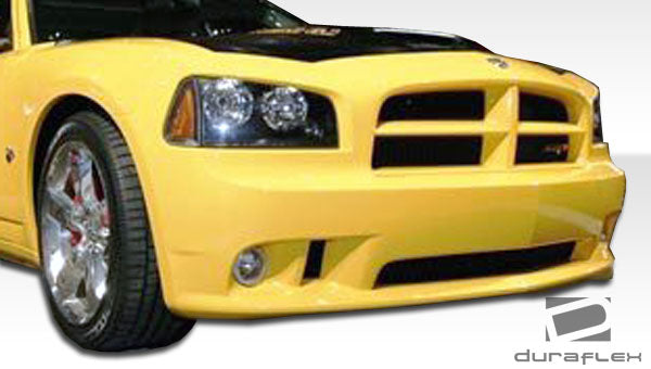 2006-2010 Dodge Charger Duraflex SRT Look Body Kit - 5 Piece - Includes SRT Look Front Bumper Cover (104850) VIP Side Skirts Rocker Panels ( 103331) VIP Rear Lip Under Spoiler Air Dam (103330) SRT Look Rear Wing Trunk Lid Spoiler (104852)