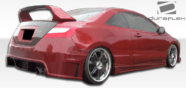 2006-2011 Honda Civic 2DR Duraflex Sigma Body Kit - 4 Piece - Includes Sigma Front Bumper Cover (104694) Sigma Rear Bumper Cover (104696) Sigma Side Skirts Rocker Panels (104695)