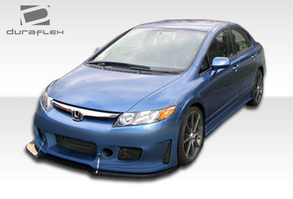 2006-2011 Honda Civic 4DR Duraflex B-2 Body Kit - 4 Piece - Includes B-2 Front Bumper Cover (103518) B-2 Rear Bumper Cover (103520 B-2 Side Skirts Rocker Panels (103519)