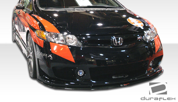 2006-2011 Honda Civic 4DR Duraflex B-2 Body Kit - 4 Piece - Includes B-2 Front Bumper Cover (103518) B-2 Rear Bumper Cover (103520 B-2 Side Skirts Rocker Panels (103519)
