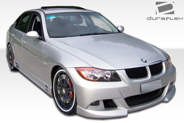 2006-2008 BMW 3 Series E90 4dr Duraflex R-1 Body Kit - 4 Piece - Includes R-1 Front Bumper Cover (105350) R-1 Side Skirts Rocker Panels (105351) R-1 Rear Bumper Cover (105352)