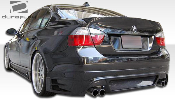 2006-2008 BMW 3 Series E90 4dr Duraflex R-1 Body Kit - 4 Piece - Includes R-1 Front Bumper Cover (105350) R-1 Side Skirts Rocker Panels (105351) R-1 Rear Bumper Cover (105352)