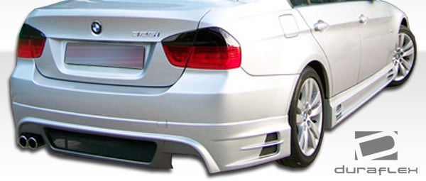 2006-2008 BMW 3 Series E90 4dr Duraflex R-1 Body Kit - 4 Piece - Includes R-1 Front Bumper Cover (105350) R-1 Side Skirts Rocker Panels (105351) R-1 Rear Bumper Cover (105352)