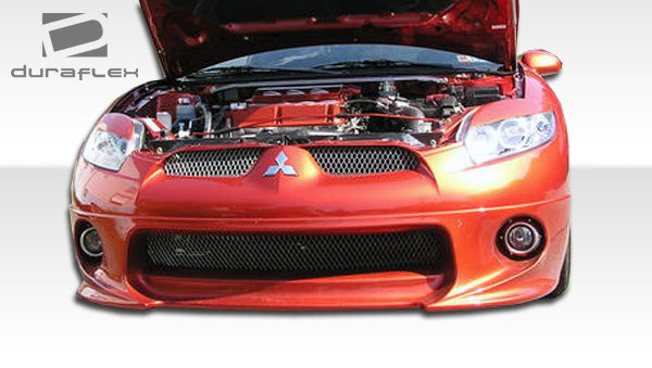 2006-2008 Mitsubishi Eclipse Duraflex Racer Body Kit - 4 Piece - Includes Racer Front Lip Under Spoiler Air Dam (102272) Racer Rear Lip Under Spoiler Air Dam (102274) Racer Side Skirts Rocker Panels (102273)