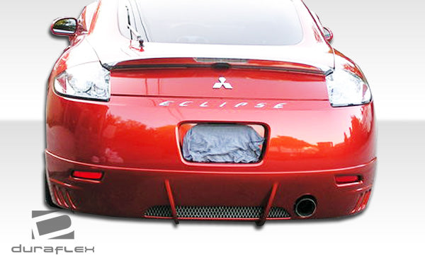 2006-2008 Mitsubishi Eclipse Duraflex Racer Body Kit - 4 Piece - Includes Racer Front Lip Under Spoiler Air Dam (102272) Racer Rear Lip Under Spoiler Air Dam (102274) Racer Side Skirts Rocker Panels (102273)