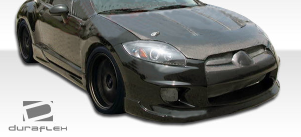 2006-2012 Mitsubishi Eclipse Duraflex Spirit Body Kit - 4 Piece - Includes Spirit Front Bumper Cover (103918) Spirit Side Skirts Rocker Panels (103919) Spirit Rear Bumper Cover (103920)