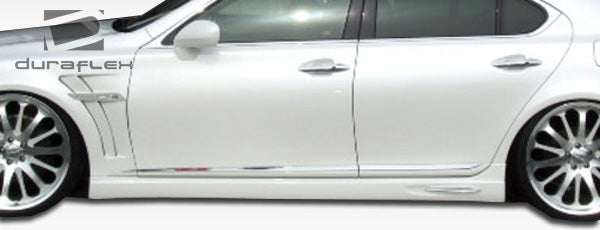 2007-2009 Lexus LS Series LS460 Duraflex W-1 Body Kit (short wheelbase) - 5 Piece - Includes W-1 Front Lip Under Spoiler Air Dam (105671) W-1 Side Skirts Rocker Panels (105672) W-1 Rear Lip Under Spoiler Air Dam (105673) W-1 Roof Wing Spoiler (105674)