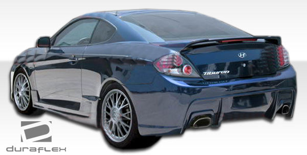 2007-2008 Hyundai Tiburon Duraflex Spec-R Body Kit - 4 Piece - Includes Spec-R Front Bumper Cover (106001) Spec-R Side Skirts Rocker Panels (106002) Spec-R Rear Bumper Cover (106003)
