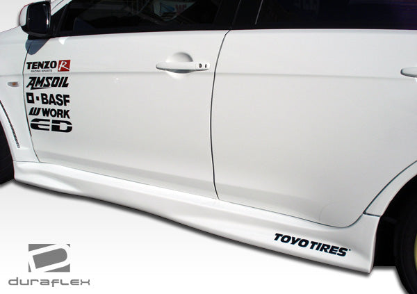 2008-2015 Mitsubishi Lancer Evolution 10 Duraflex GT Concept Side Skirts Rocker Panels - 2 Piece
