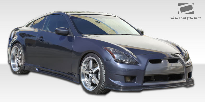2008-2015 Infiniti G Coupe G37 Q60 Duraflex GT-R Body Kit - 4 Piece - Includes GT-R Front Bumper Cover (107042) GT-R Side Skirts Rocker Panels (107043) GT-R Rear Bumper Cover (107044)
