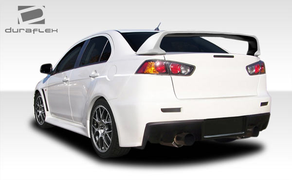 2008-2017 Mitsubishi Lancer Duraflex Evo X Look Side Skirts Rocker Panels - 2 Piece