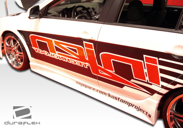 2008-2017 Mitsubishi Lancer Duraflex GT Concept Body Kit - 4 Piece - Includes GT Concept Front Bumper Cover (103942) GT Concept Side Skirts Rocker Panels (103943) GT Concept Rear Bumper Cover (103944)