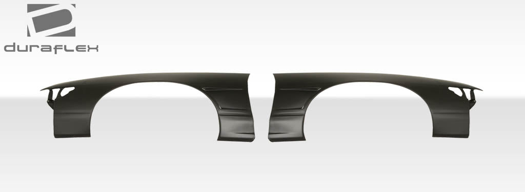 1989-1994 Nissan 240SX S13 Duraflex Silvia S13 Conversion Type U Kit - 4 Piece - Includes S13 Conversion Type U Front Bumper Cover (104589)S13 Conversion M-1 Sport Fenders (100877) S13 Conversion M-1 Sport Hood (102203)