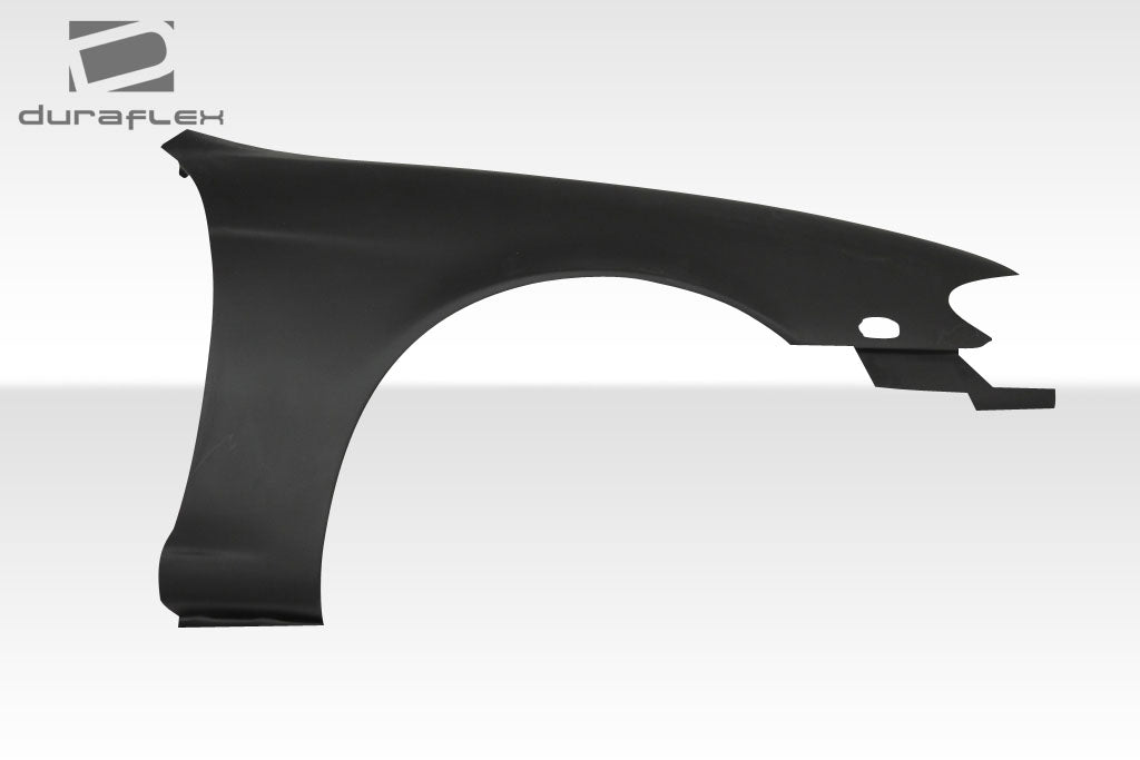 1995-1998 Nissan 240SX S14 Duraflex Silvia S15 Conversion V-speed Kit - 4 Piece - Includes V-Speed Front Bumper Cover (103562) S15 OEM Fiberglass Hood (100889) S15 OEM Fenders (101643)