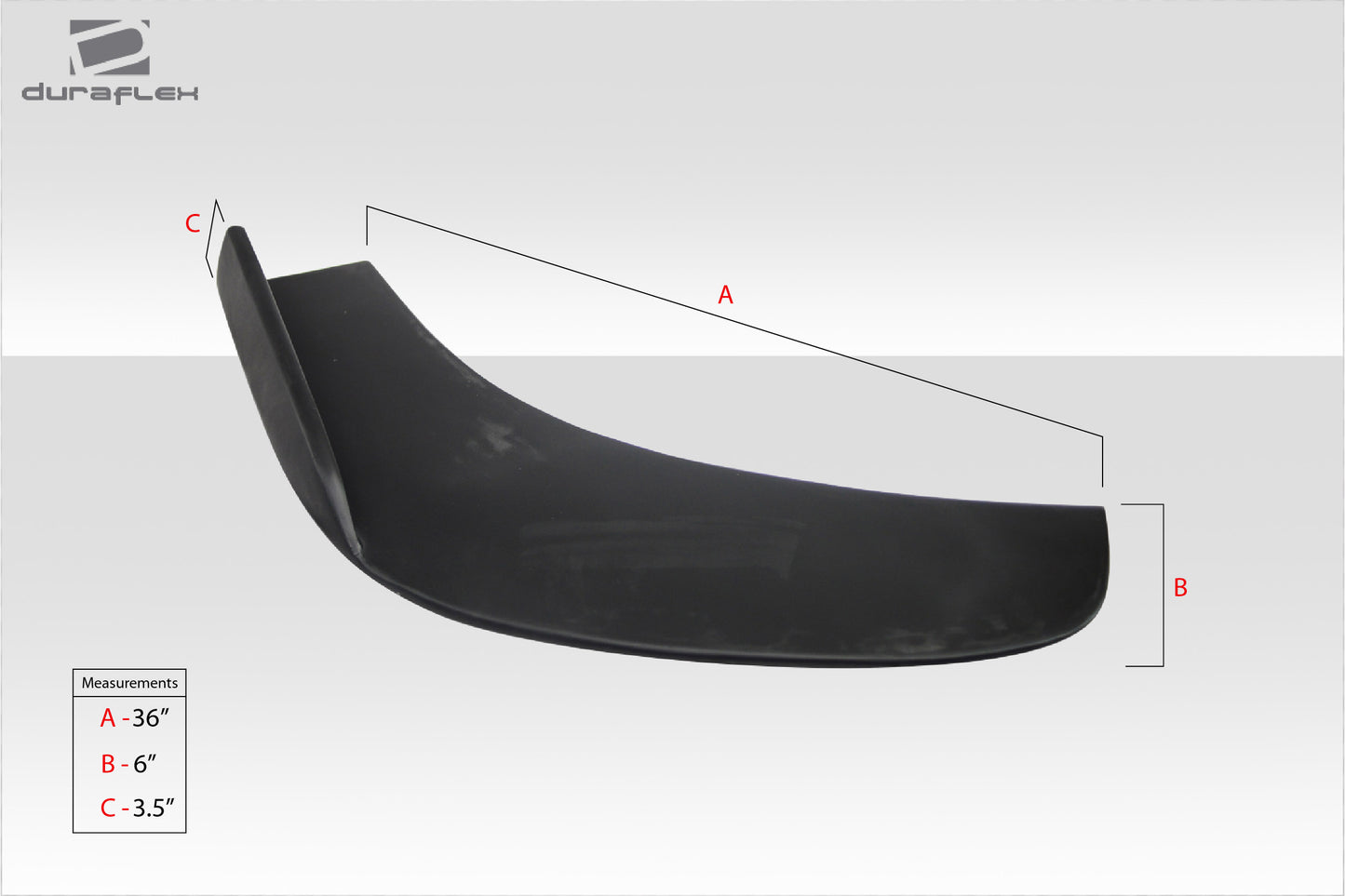 Universal Duraflex Front Splitters - 2 Piece