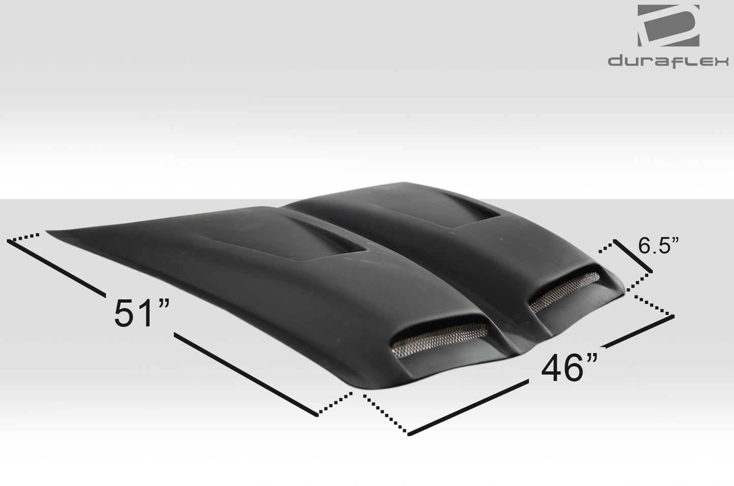 Universal Duraflex Vortex Hood Scoop - 1 Piece