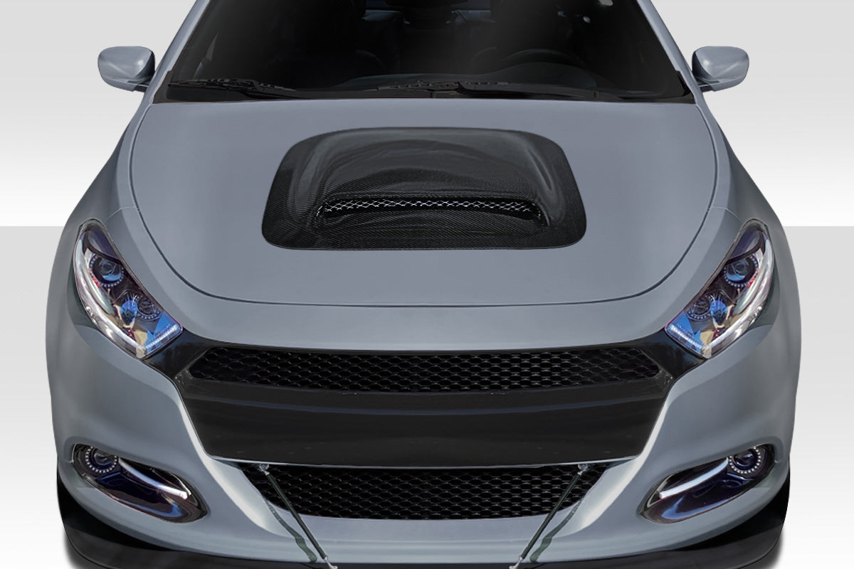 Universal Carbon Creations Hood / Roof Scoop Type 2 - 1 Piece