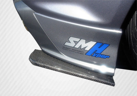 Universal Carbon Creations Rear Splitters - 2 Piece