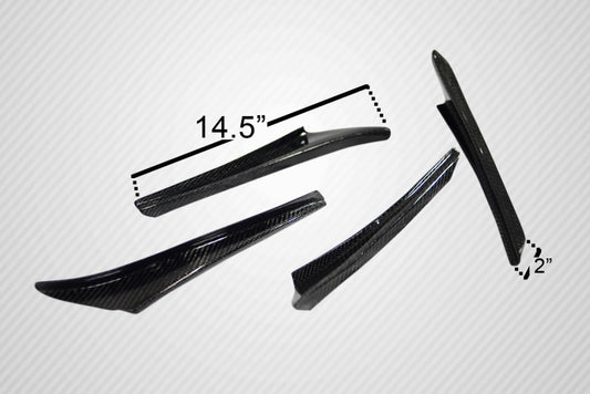 Universal Carbon Creations Type 1 Fuel Canards - 4 Piece