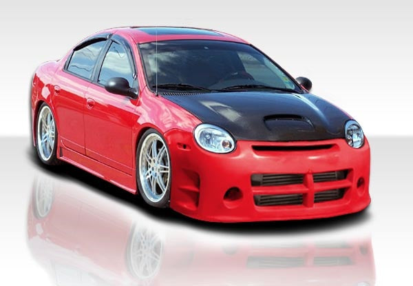2003-2005 Dodge Neon Duraflex Viper Body Kit - 4 Piece - Includes Viper Front Bumper Cover (103931) Viper Side Skirts Rocker Panels (103929) Viper Rear Bumper Cover (103932)