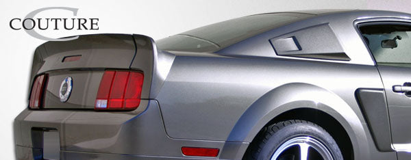 2005-2009 Ford Mustang Couture Urethane CVX Window Scoop Louvers - 2 Piece