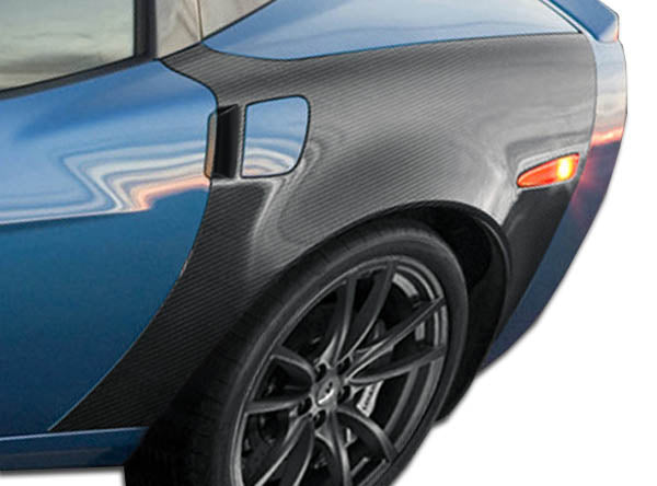 2005-2013 Chevrolet Corvette C6 Carbon Creations ZR Edition Rear Fenders - 2 Piece
