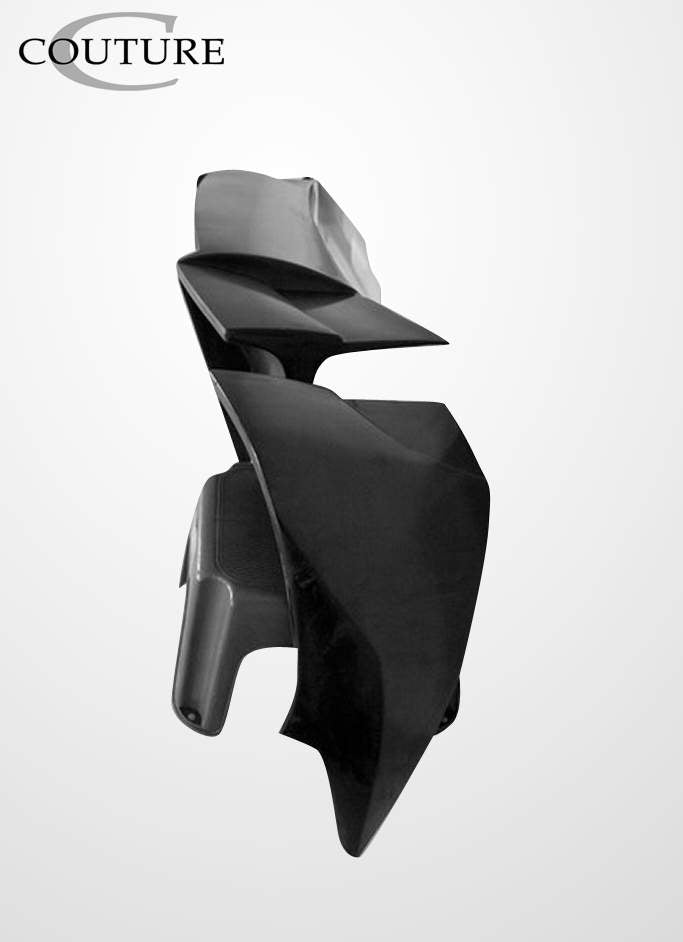 2005-2009 Ford Mustang Couture Urethane Demon Wing Trunk Lid Spoiler - 3 Piece