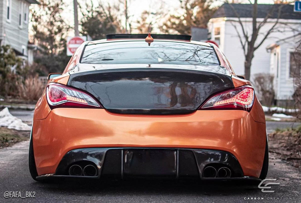 2010-2016 Hyundai Genesis Coupe 2DR Carbon Creations OEM Look Trunk - 1 Piece