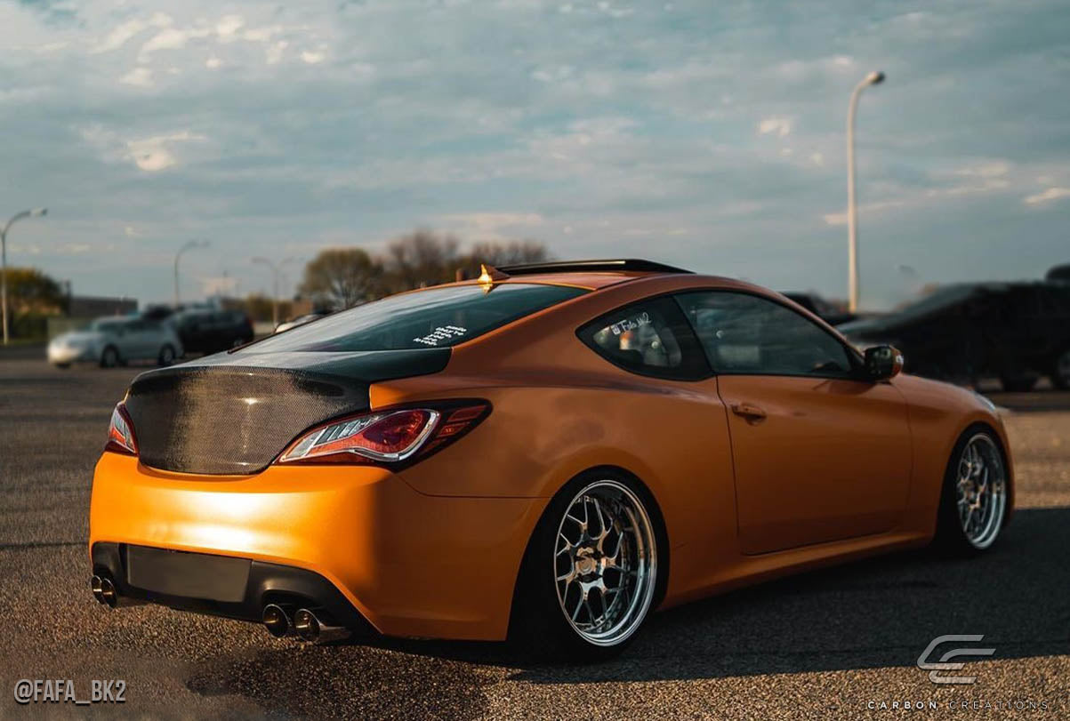 2010-2016 Hyundai Genesis Coupe 2DR Carbon Creations OEM Look Trunk - 1 Piece