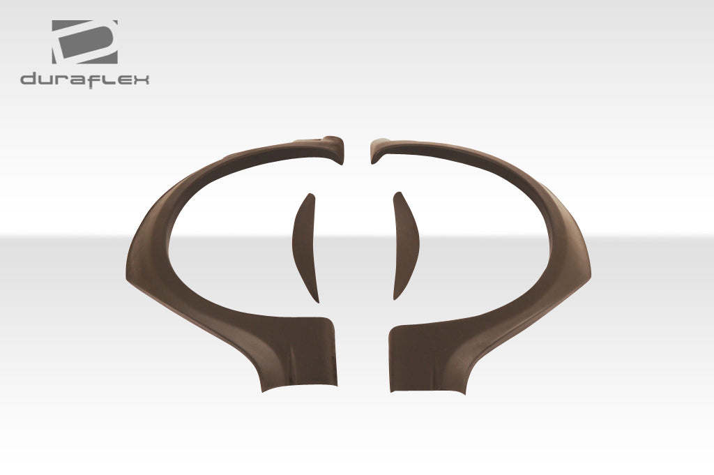 1999-2005 BMW 3 Series E46 4DR Duraflex I-Design Wide Body Rear Fender Flares - 2 Piece